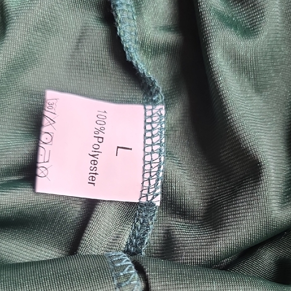 Green Velvet Hoodie and Joggers Set - Picture 2 of 5